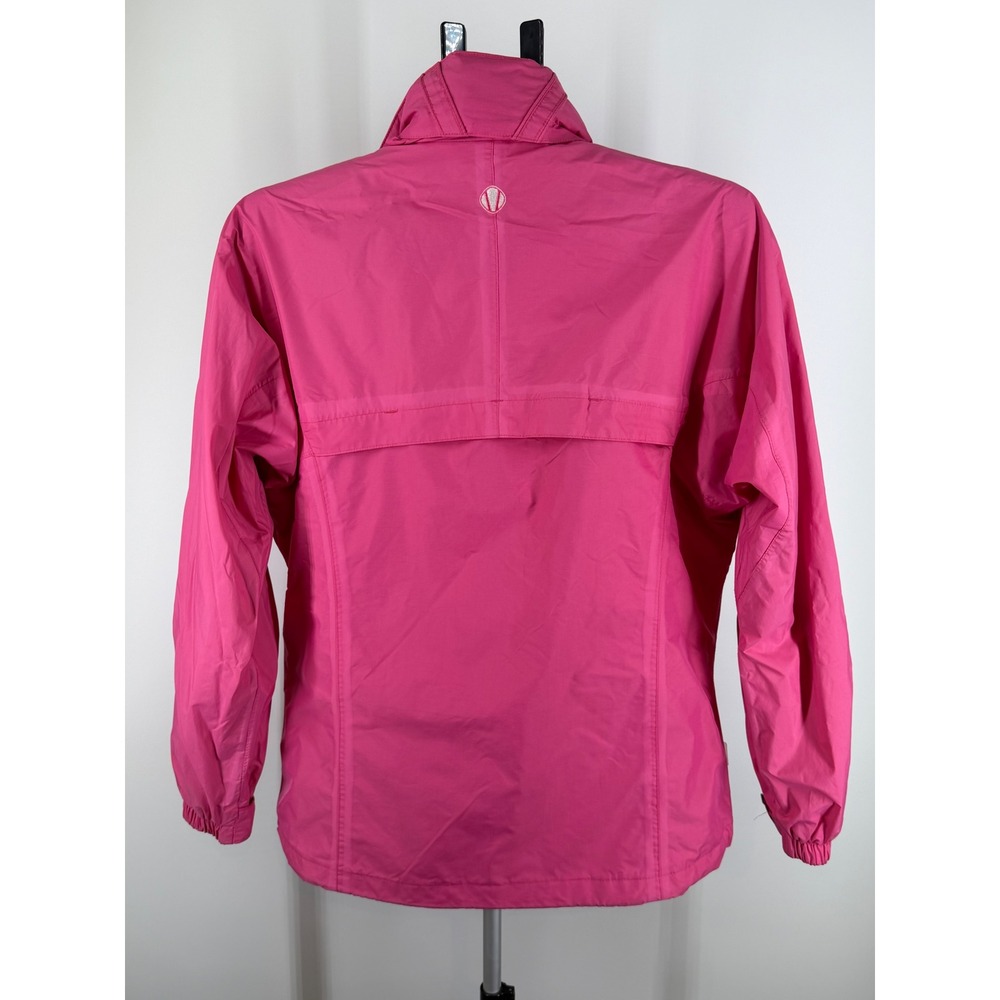 Sunice Storm Womens Pink Full Zip Golf Jacket Mesh Lined Mock Neck Size M - Picture 3 of 9